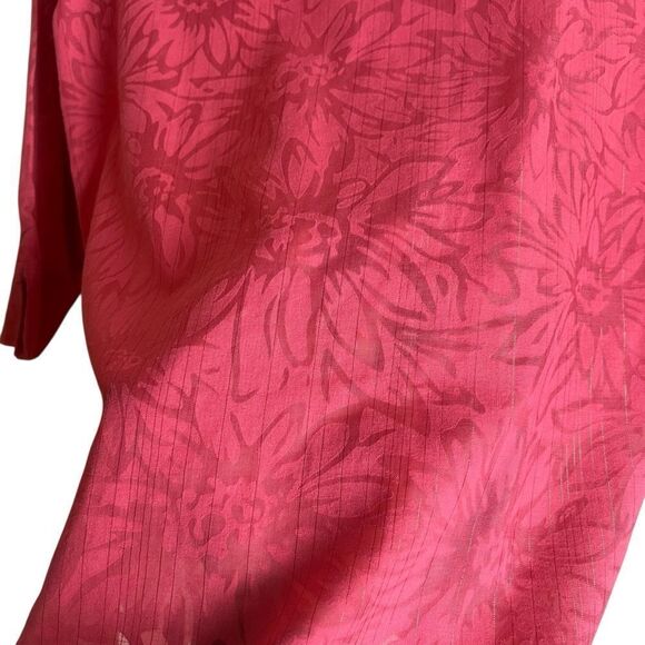 3 for $30! Tradition pink floral button up shirt - Picture 8 of 8